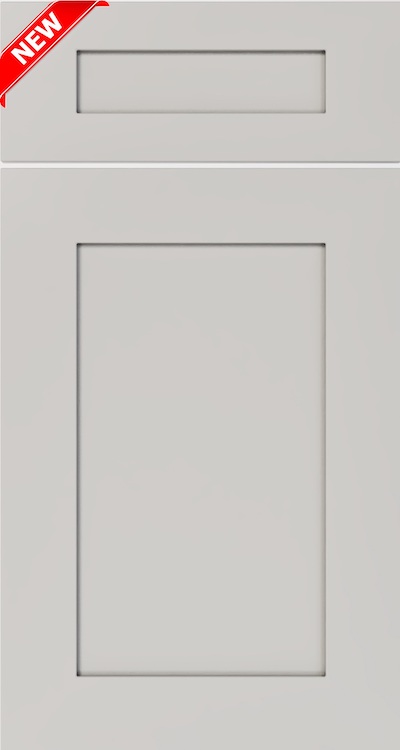 Luna Grey shaker cabinet door